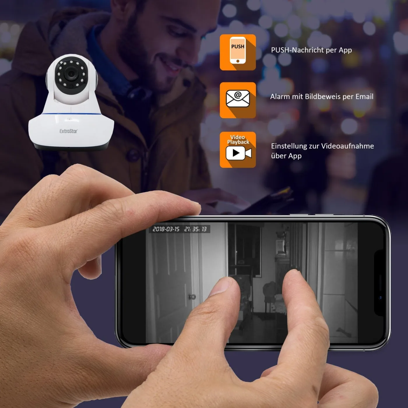 Wi-Fi Cam 360 &mdash; dettaglio 1